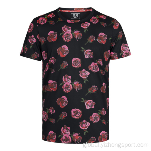 Polyester T Shirts Moisture Wicking Dry Fit T Shirt Rose Manufactory